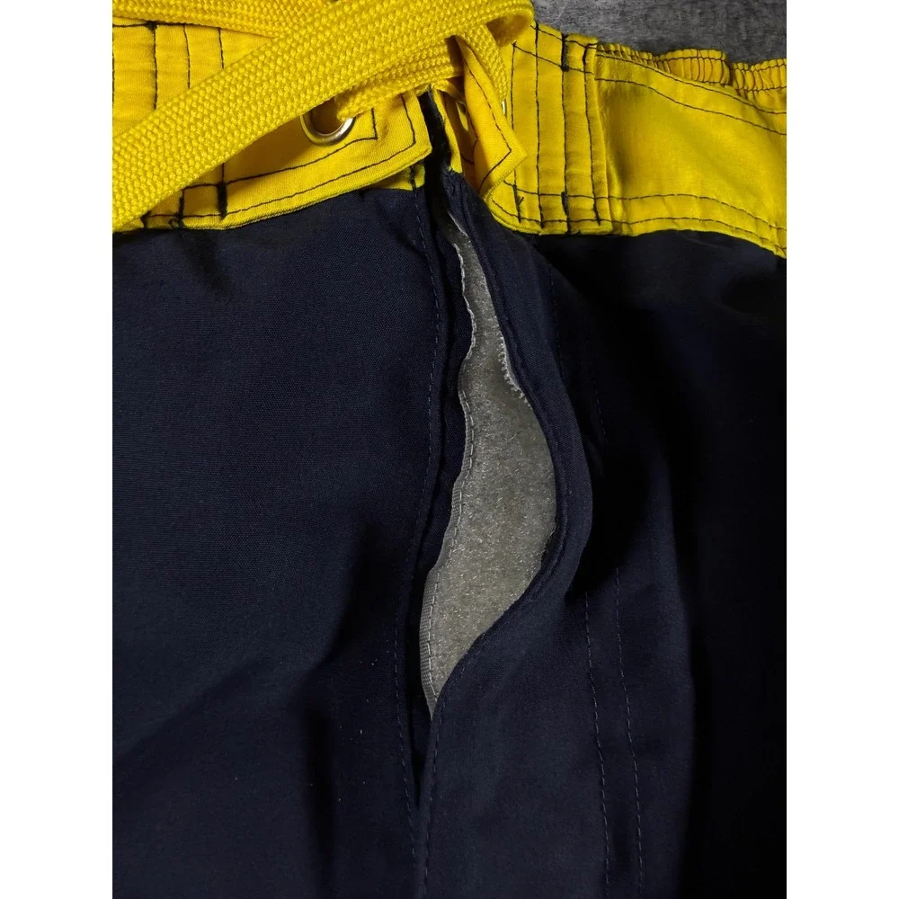 Knights Apparel Michigan Wolverines Swim Trunks Mens LG Navy Blue Board Shorts